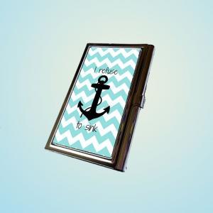 Refuse To Sink Anchor Monogram Stainless Steel..
